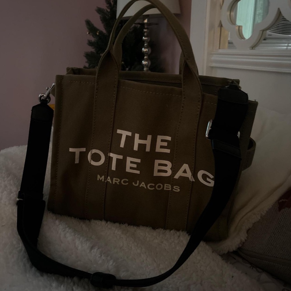Olive green Marc Jacobs tote bag